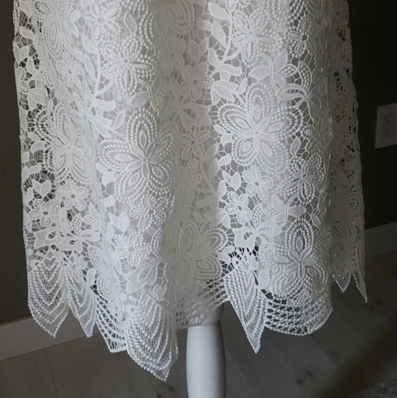 Anthropologie Charleston Scalloped Lace Dress - Picture 7 of 8